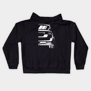 WRX sti illustration vector art Kids Hoodie